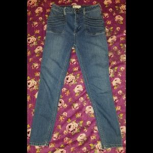 Free People Women's Jeans Size W 27 Dark Blue